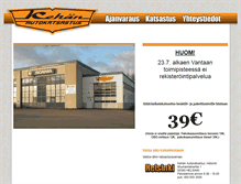 Tablet Screenshot of kehanautokatsastus.fi